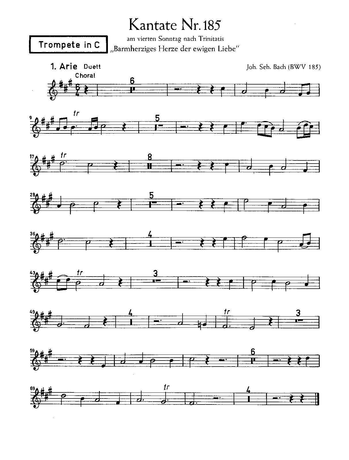 File:PMLP150097-Bach Barmherziges Herze der ewigen Liebe, BWV 185 - Trumpet (C).pdf