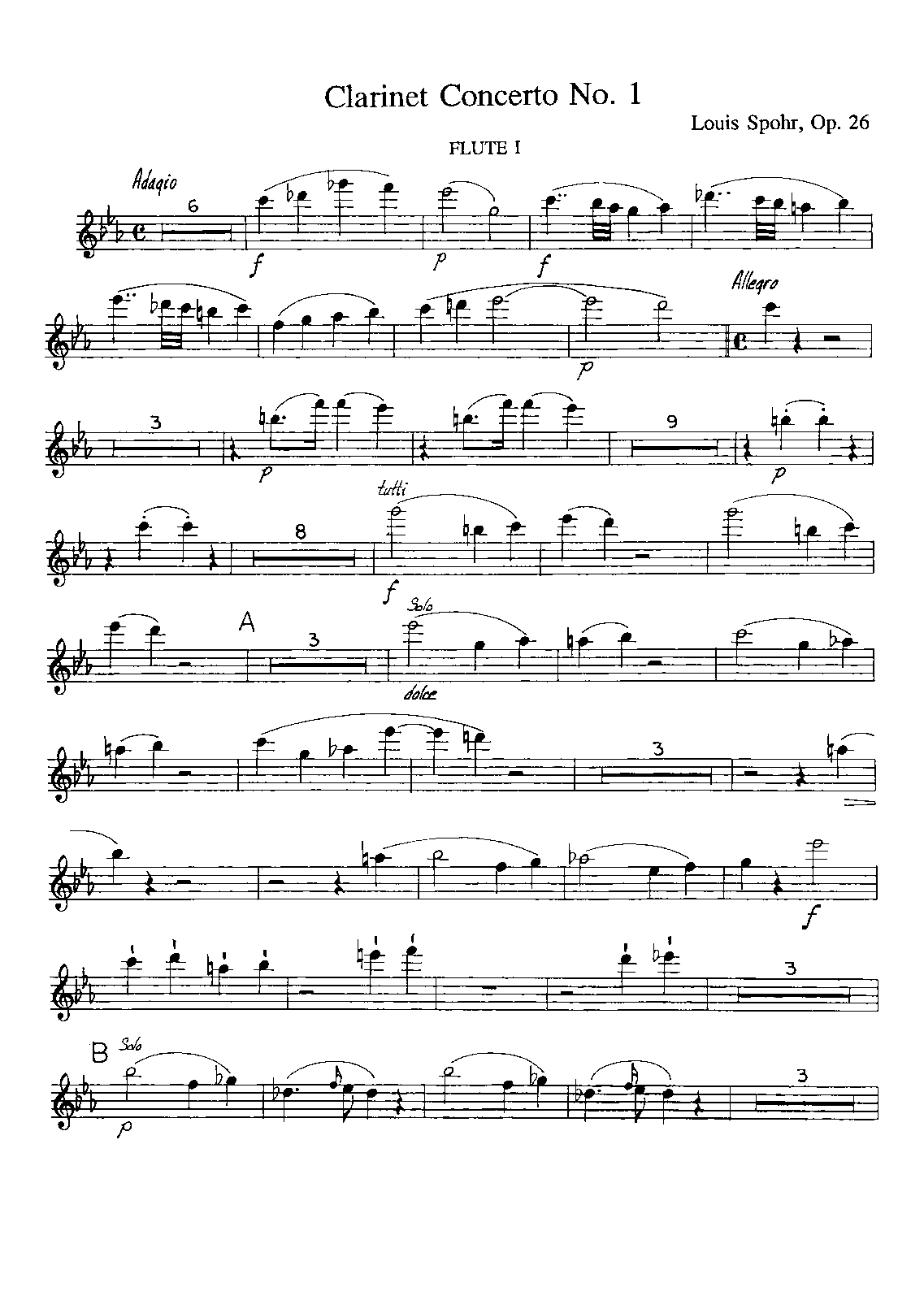 Concerto No.1, Op.26 (Spohr, Louis) IMSLP Free Sheet Music