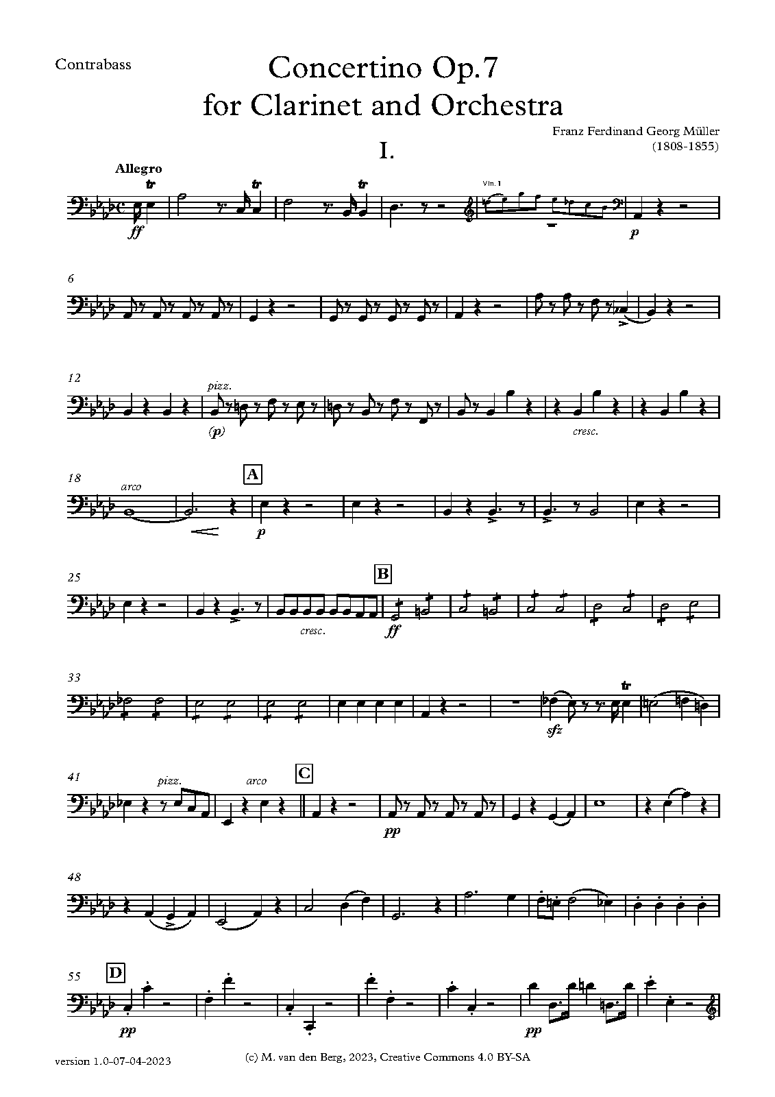 File:PMLP1013326-Georg Müller - Clarinet Concertino Op.7 - Contrabass.pdf