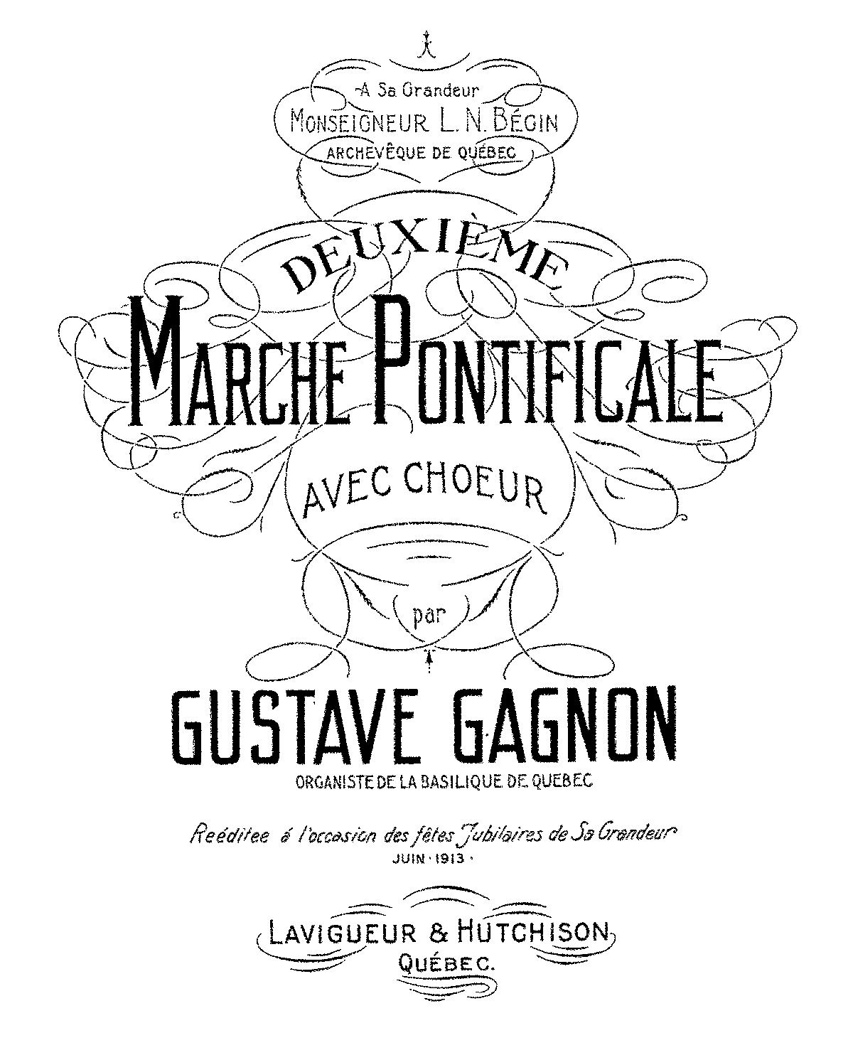 Marche Pontificale (Gagnon, Gustave) - IMSLP