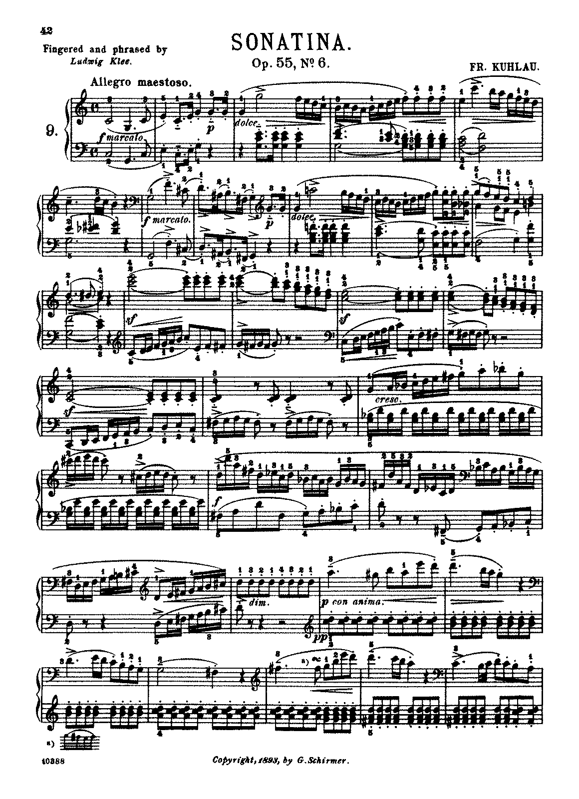Piano Sonatina in C major, Op.55 No.6 (Kuhlau, Friedrich) - IMSLP