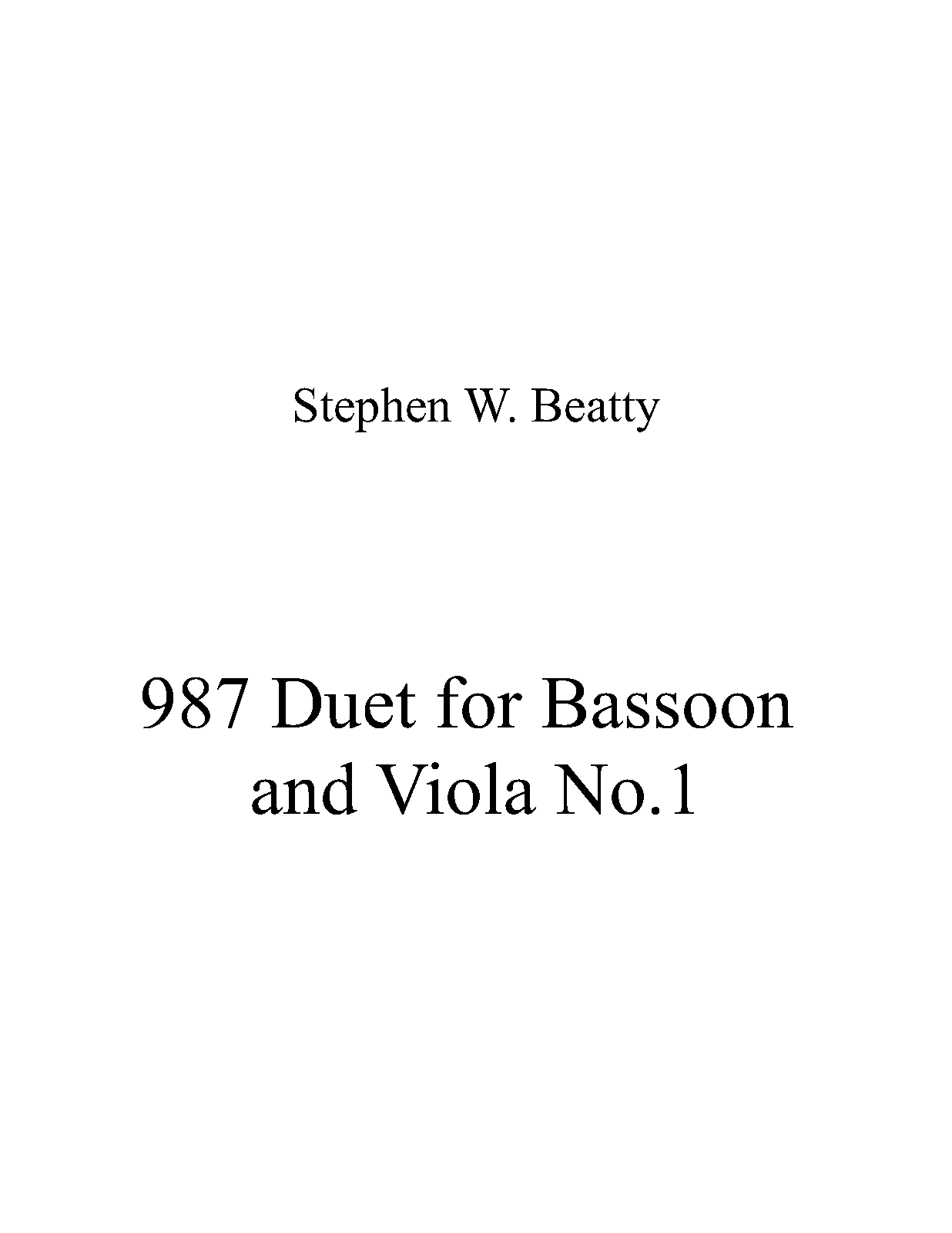 Duet for Bassoon and Viola, Op.987 (Beatty, Stephen W.) IMSLP