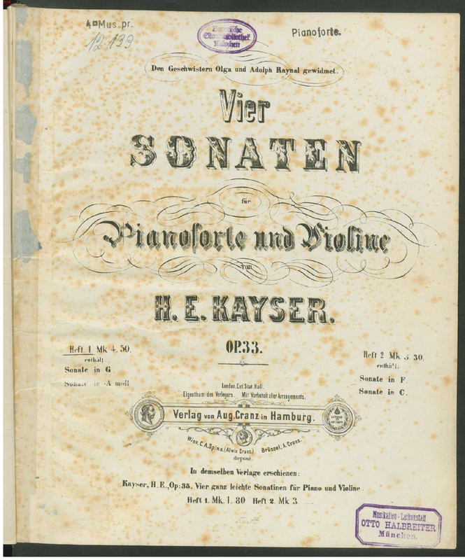 4 Violin Sonatas