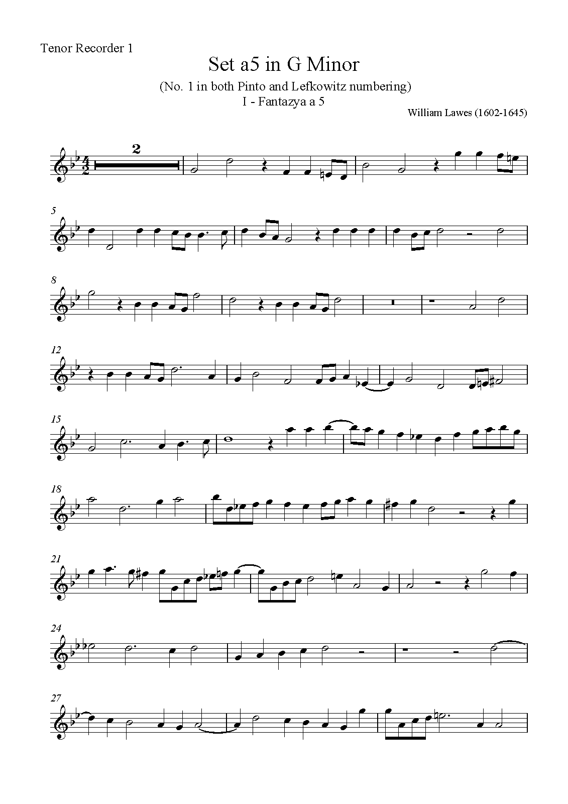 File:WIMA.2e85-Lawes-Suitea5-In-g-Recorders-Tenor1.pdf