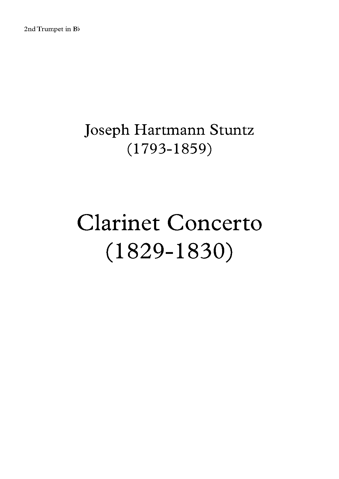 File:PMLP1155671-Stuntz - Clarinet Concerto - 2nd Trumpet in Bb (transposed).pdf