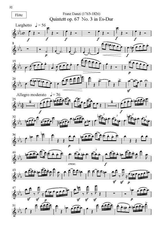 3 Wind Quintets, Op.67 (Danzi, Franz) IMSLP Free Sheet Music PDF