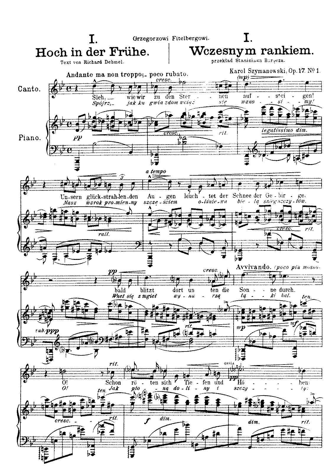 12 Songs, Op.17 (Szymanowski, Karol) - IMSLP