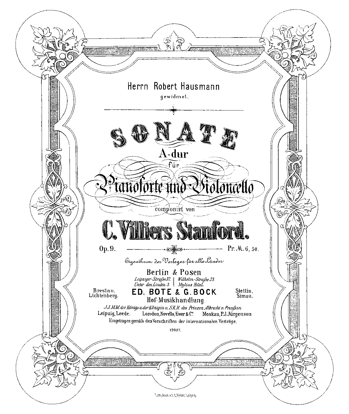 Cello Sonata No.1