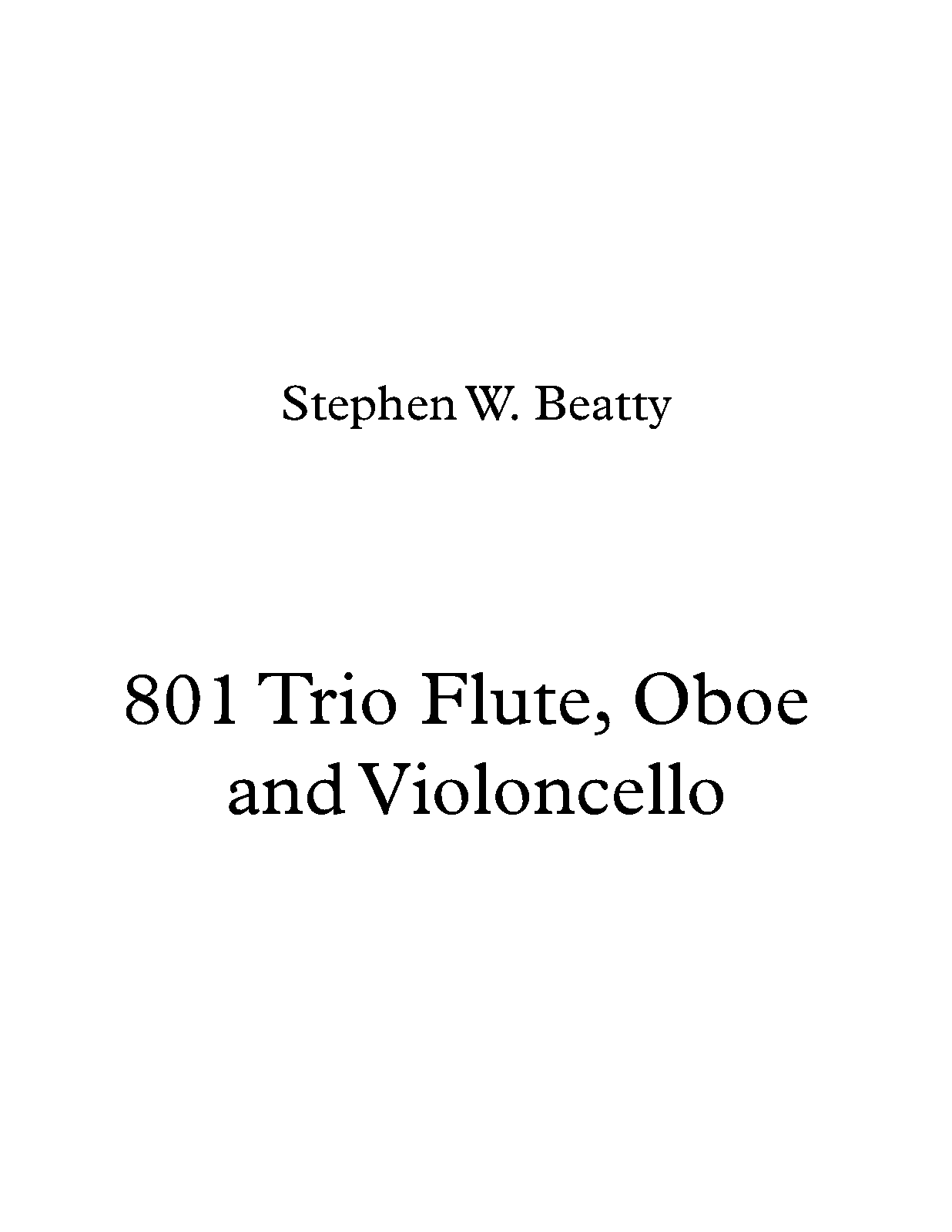 Trio for Flute, Oboe and Cello, Op.801 (Beatty, Stephen W.) IMSLP