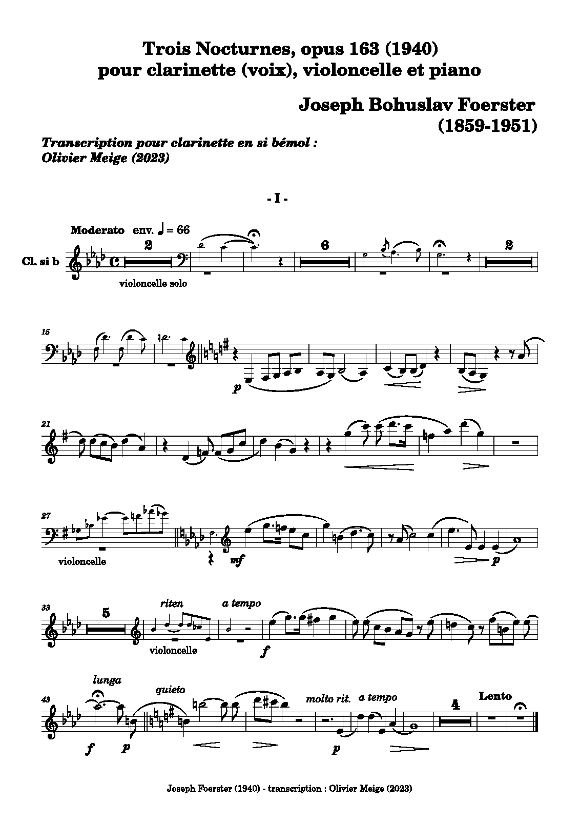 3 Notturna, Op.163 (Foerster, Josef Bohuslav) - IMSLP: Free Sheet Music ...