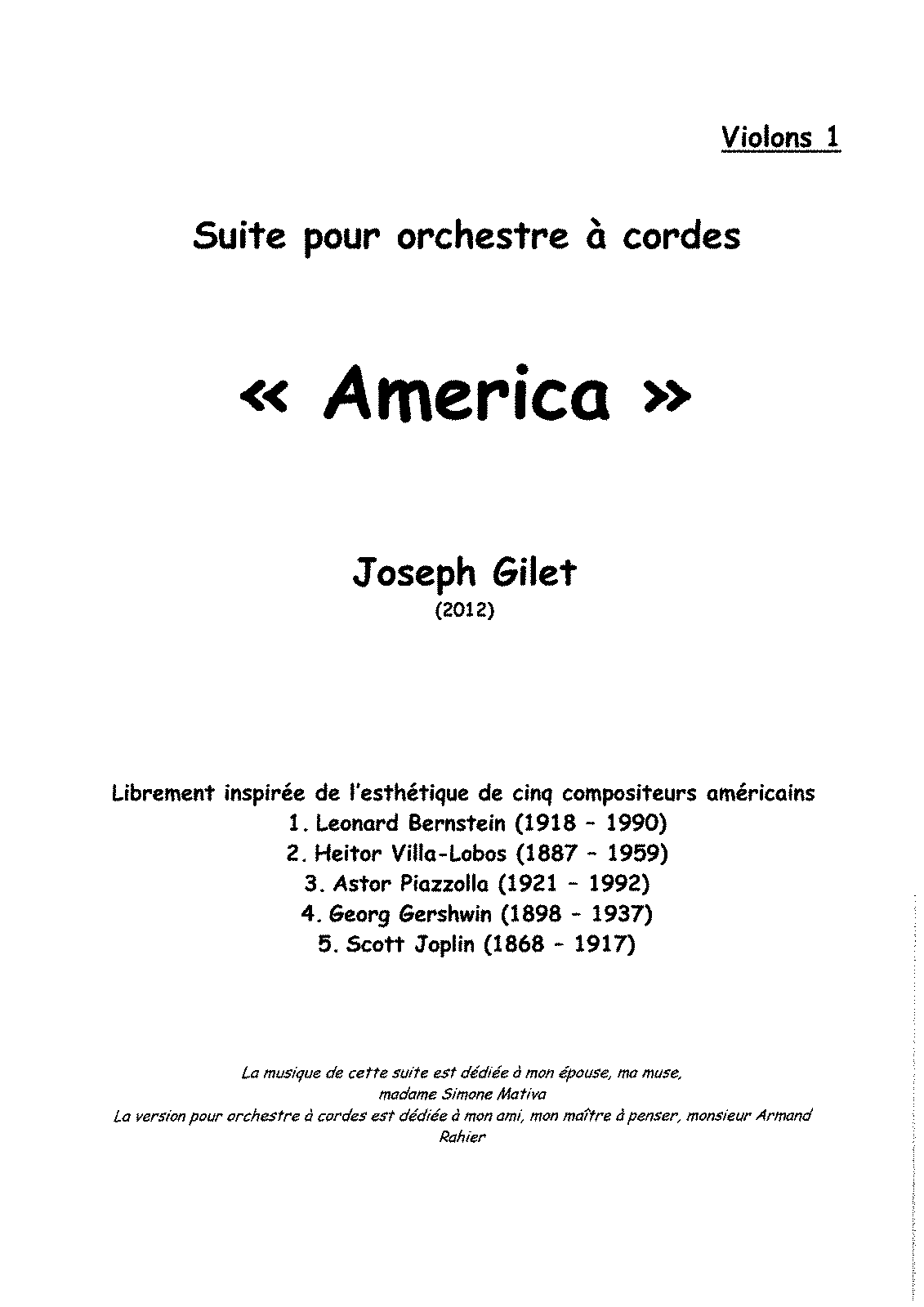 America Suite (Gilet, Joseph) - IMSLP