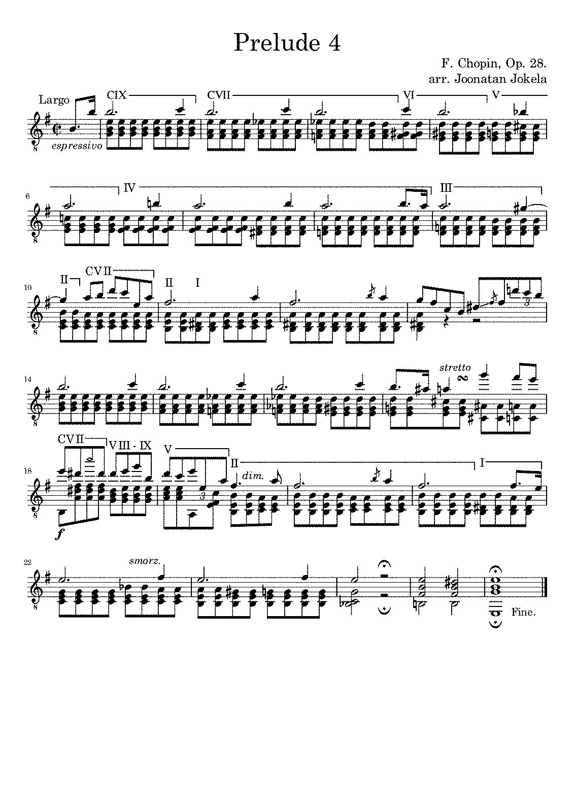 chopin compositions