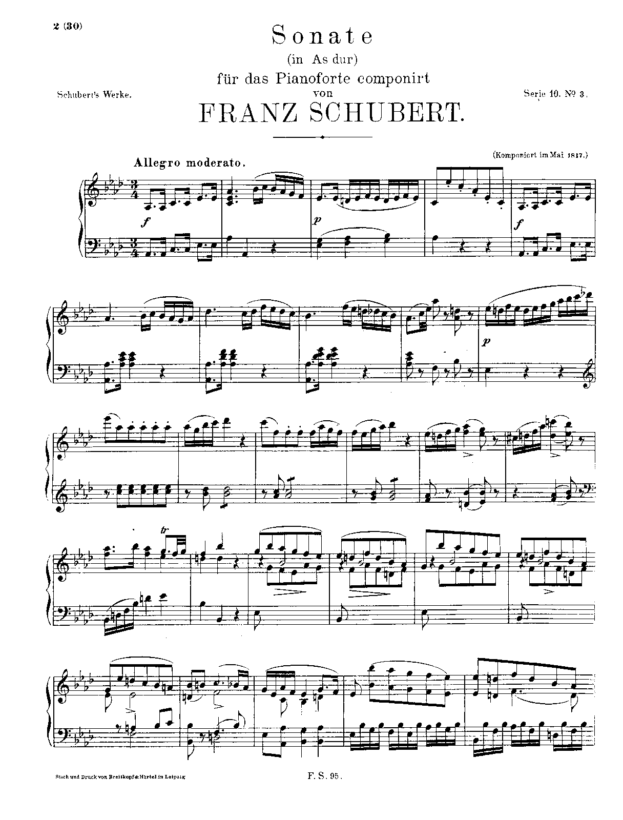 Piano Sonata in A-flat major