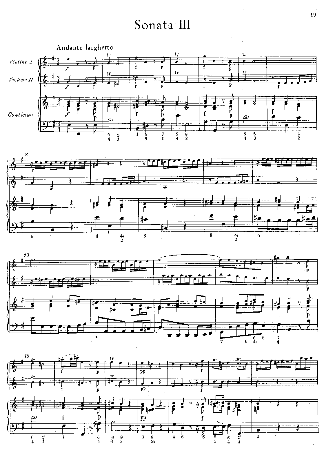 Trio Sonata in E minor