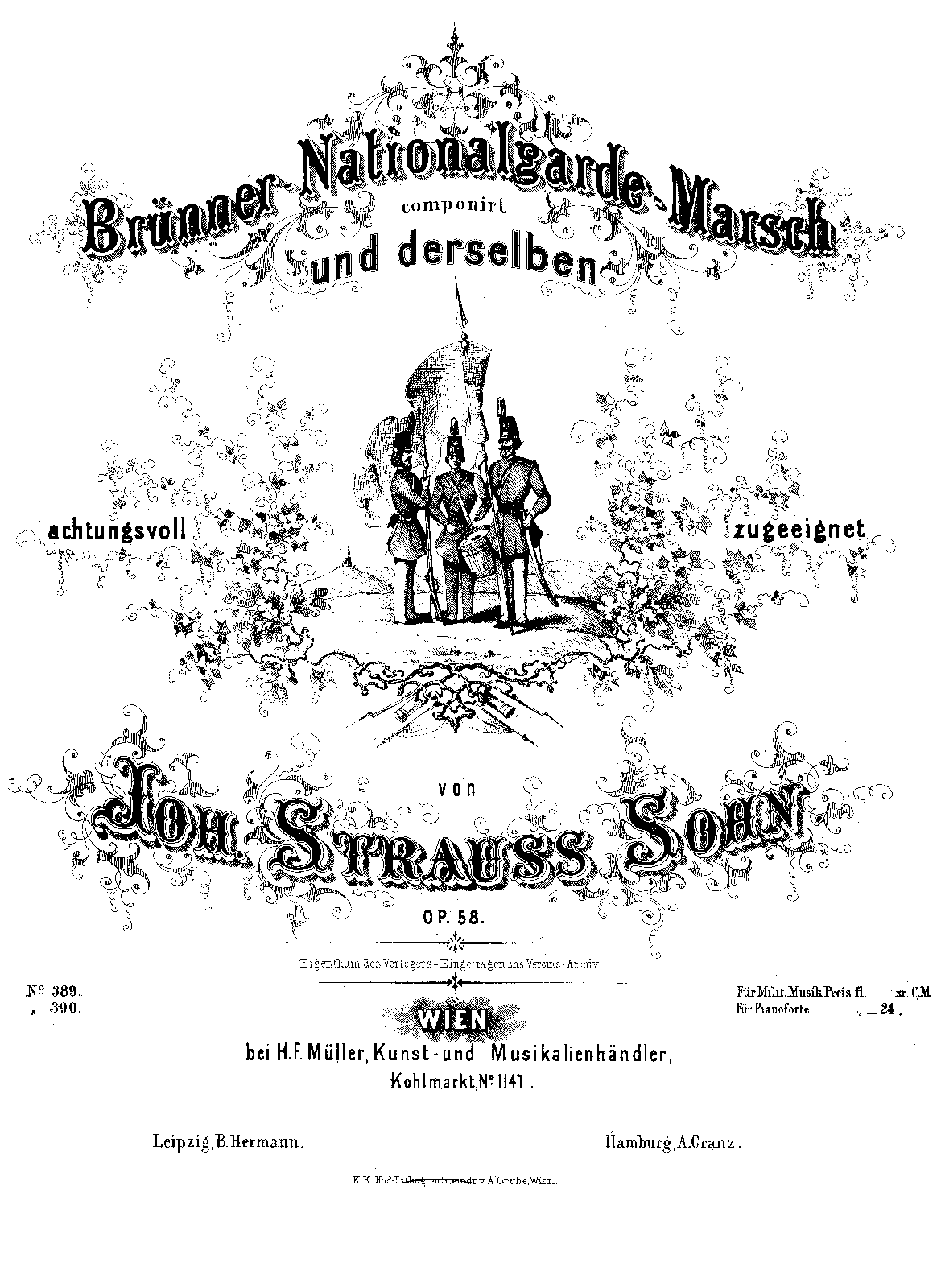 Brünner-Nationalgarde-Marsch, Op.58