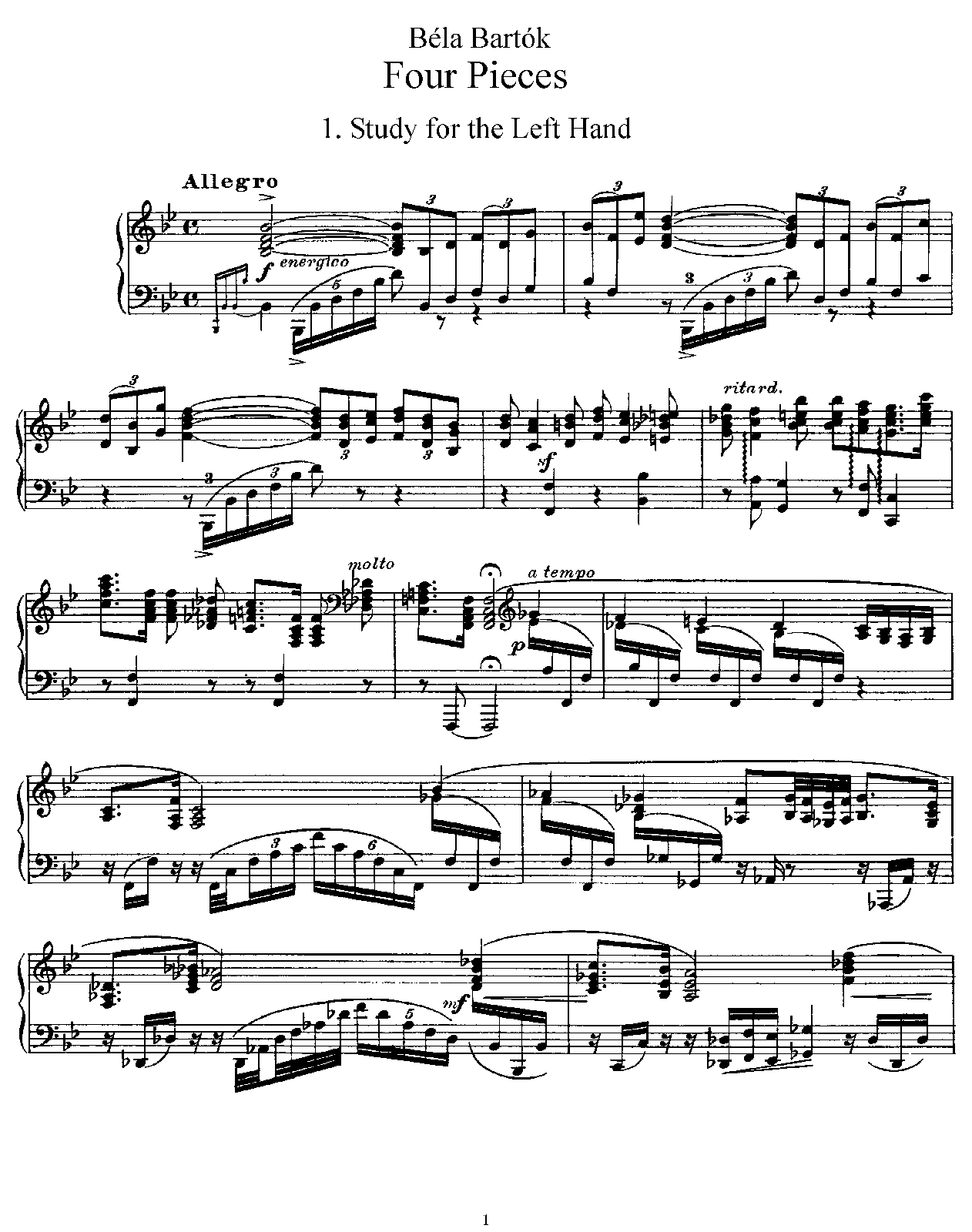 4 Pieces, Sz.22 (Bartók, Béla) IMSLP