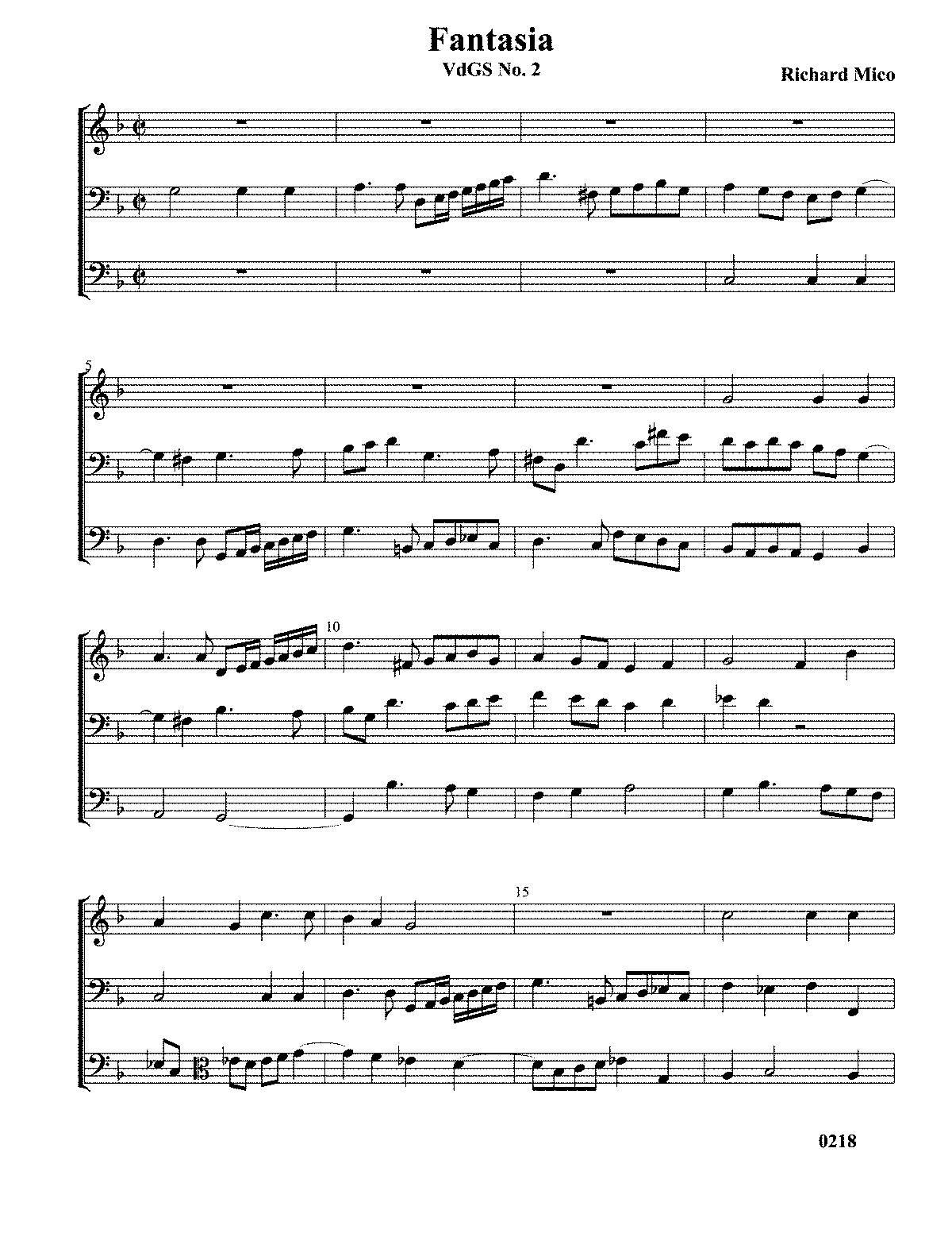 Fantasias for 3 Viols (Mico, Richard) - IMSLP