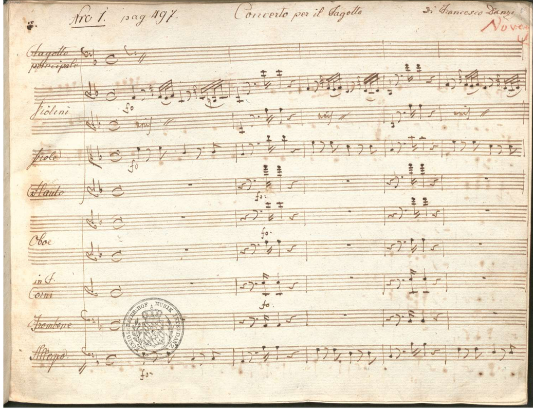 Bassoon Concerto in F major, P.237 (Danzi, Franz) IMSLP