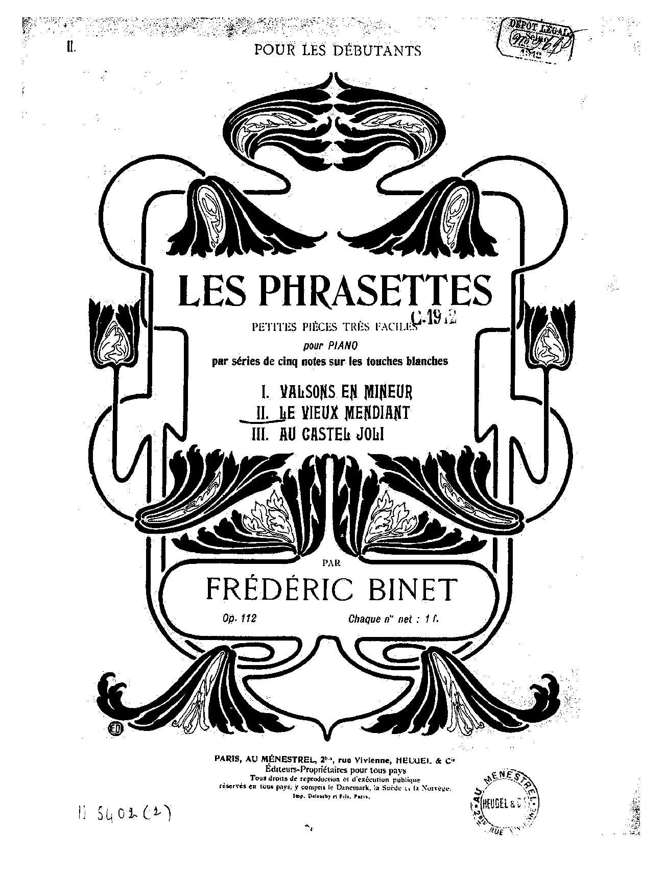 File:PMLP855468-Binet - Op112 No2 - phrasettes, Les - II. Le vieux mendiant - pf-BNF.pdf