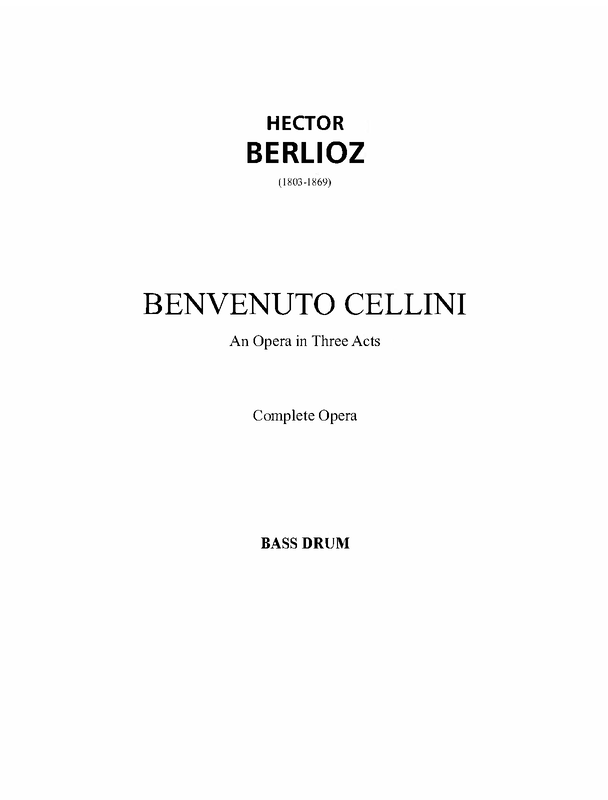 File:PMLP4672-26. BERLIOZ BENVENUTO CELLINI - BASS DRUM, CYMBALS.pdf