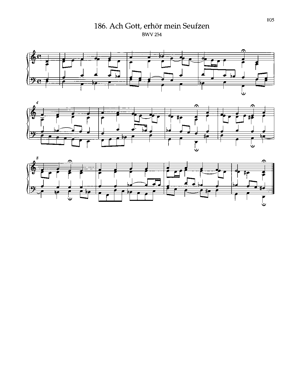 Ach Gott, erhör mein Seufzen und Wehklagen