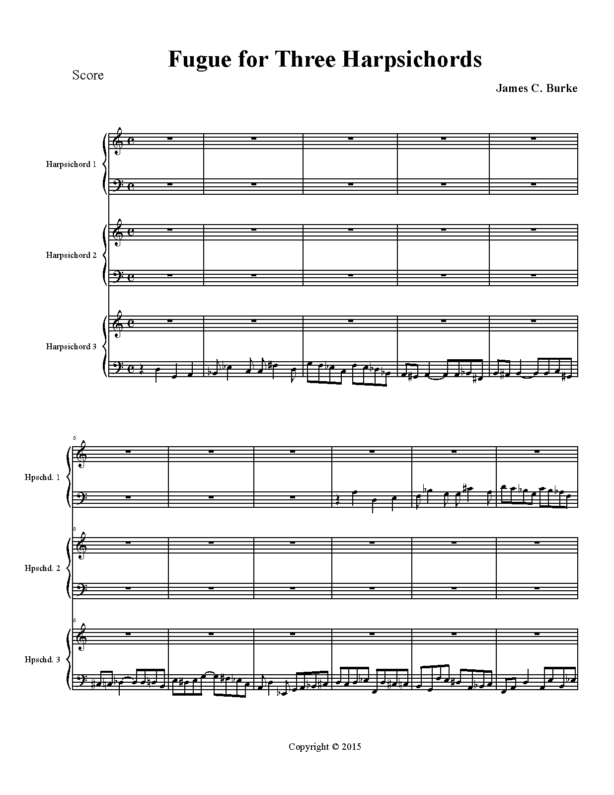 Fugue for Three Harpsichords (Burke, James C.) IMSLP