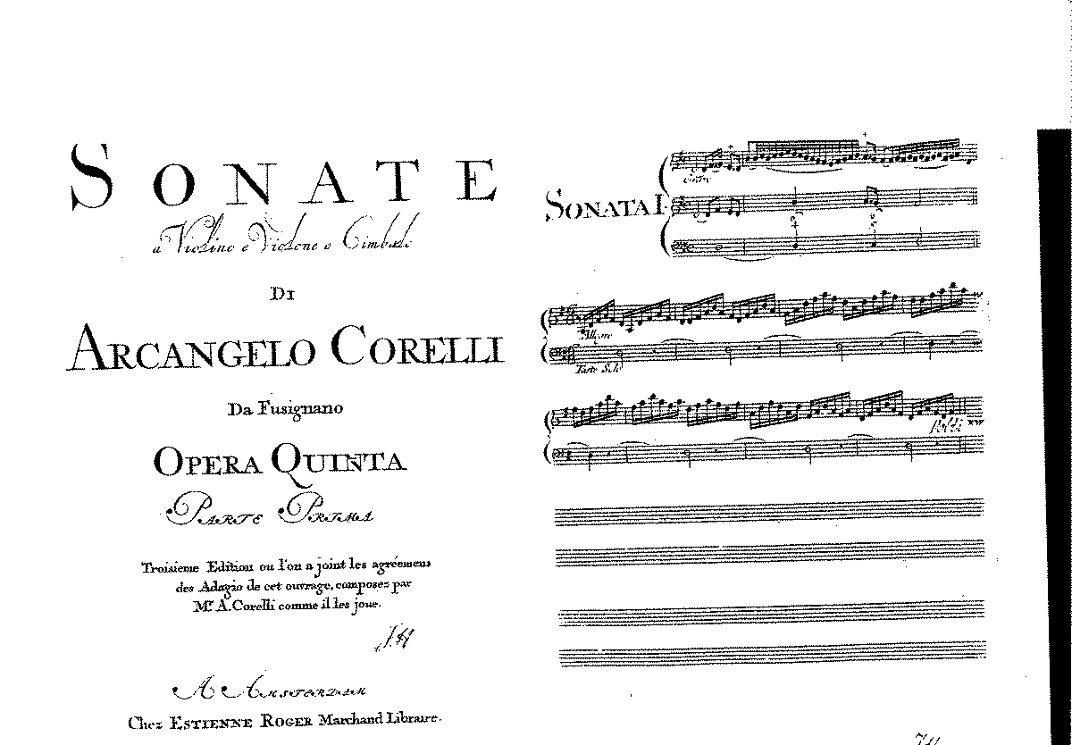 12 Violin Sonatas, Op.5 (Corelli, Arcangelo) - IMSLP: Free Sheet Music ...