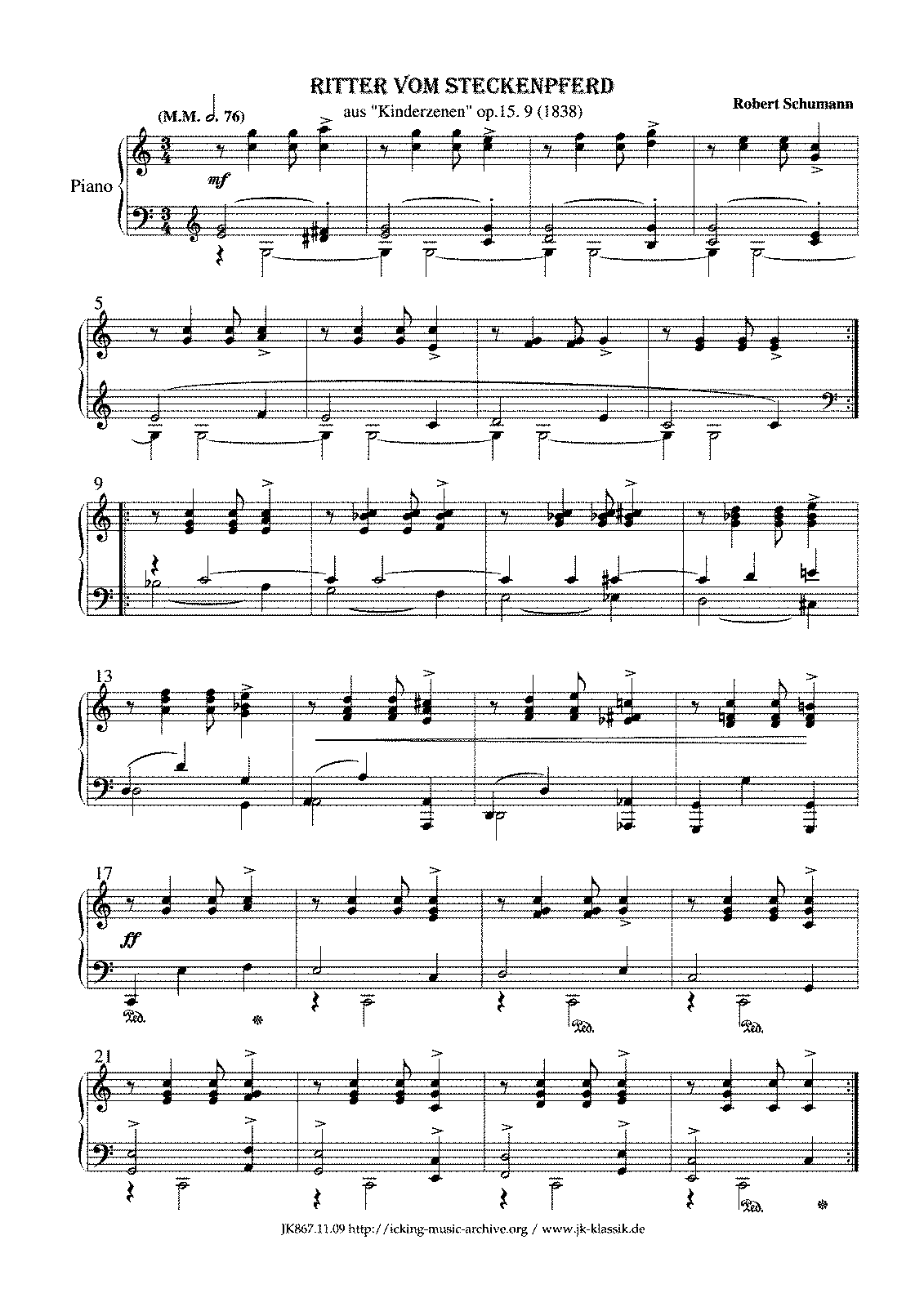Kinderszenen, Op.15 (Schumann, Robert) - IMSLP: Free Sheet Music PDF ...