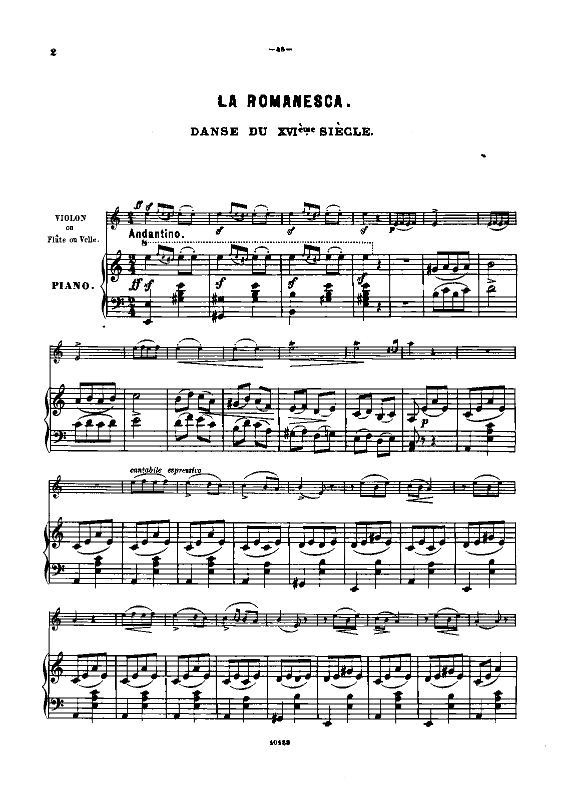 La Romanesca (Anonymous) IMSLP: Free Sheet Music PDF