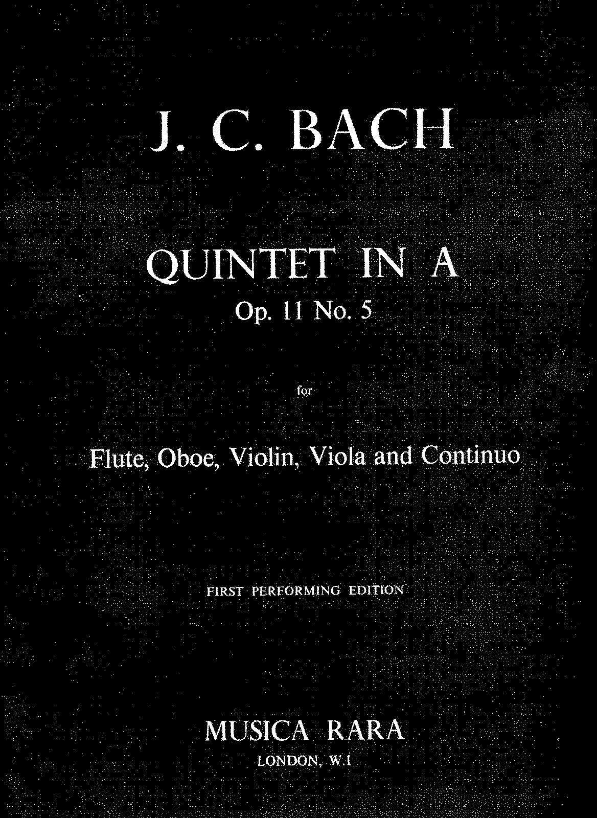 Quintet In A Major, W.B 74 (Bach, Johann Christian) - IMSLP