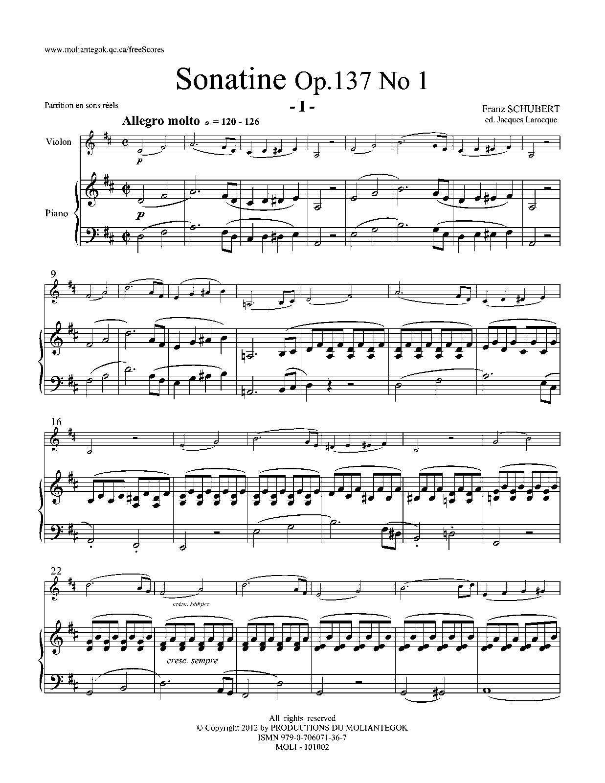 Schubert: Sonates pour pianoforte & violon