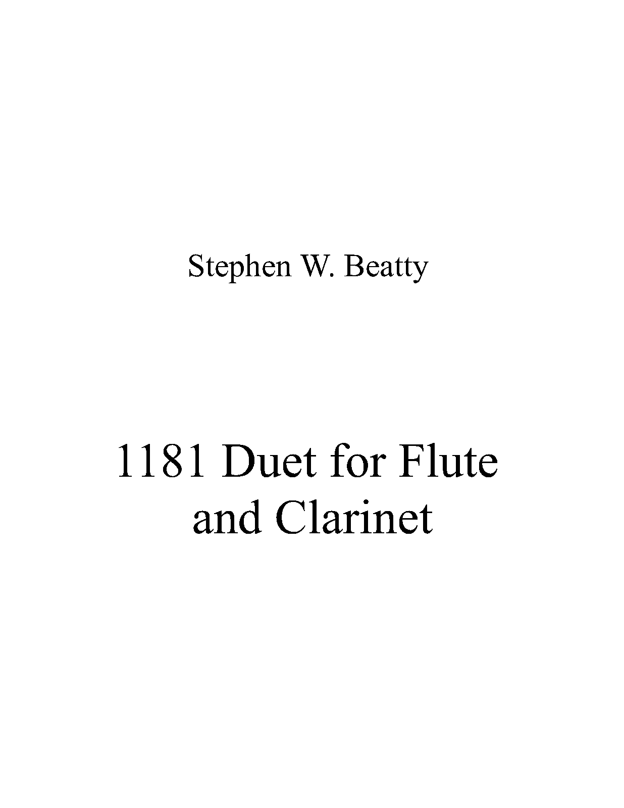 Duet for Flute and Op.1181 (Beatty, Stephen W.) IMSLP