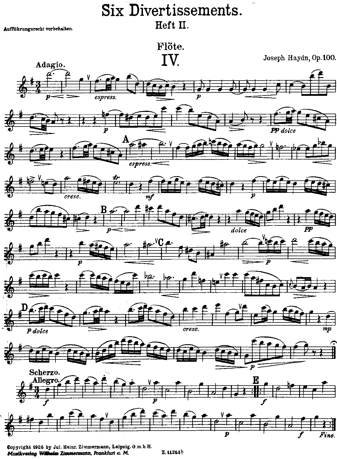 Divertimento in G major, Hob.IV9 (Haydn, Joseph) IMSLP