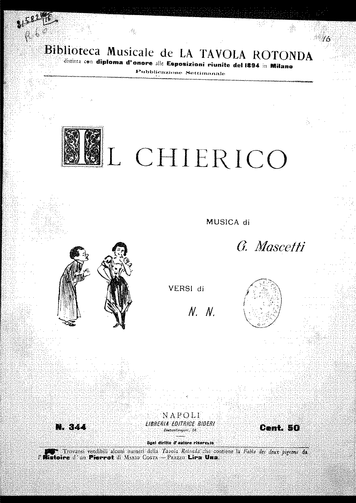 Il chierico (Mascetti, Giovanni) - IMSLP