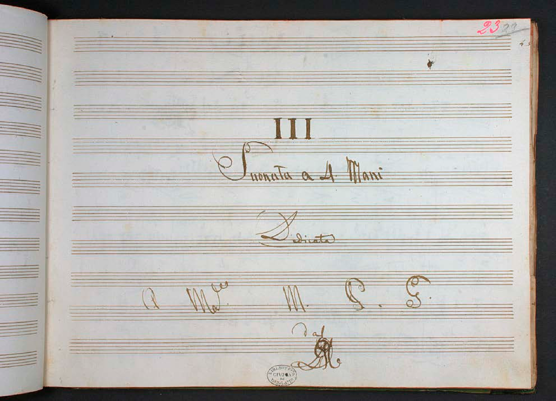 Sonata for Piano Four-Hands in F major