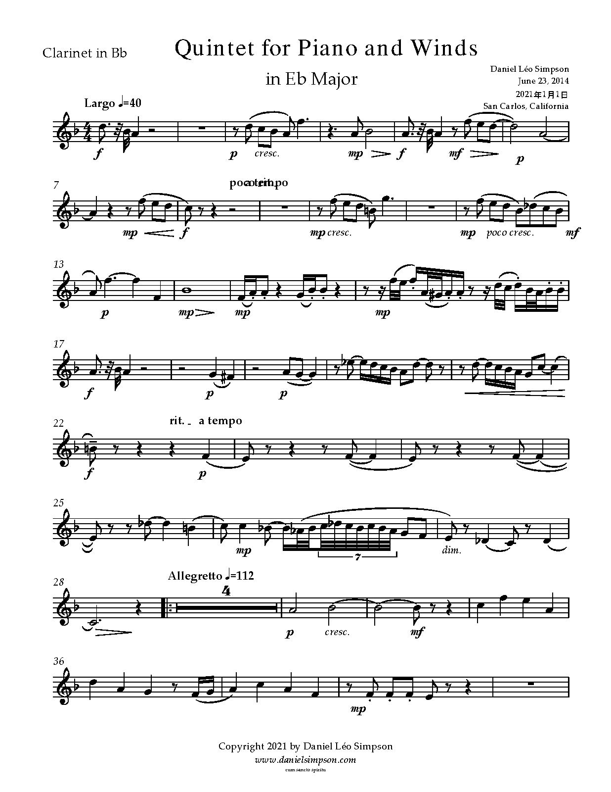 File:PMLP1082872-CLARINET-Bb-I-Quintet for Piano & Winds-020821.pdf