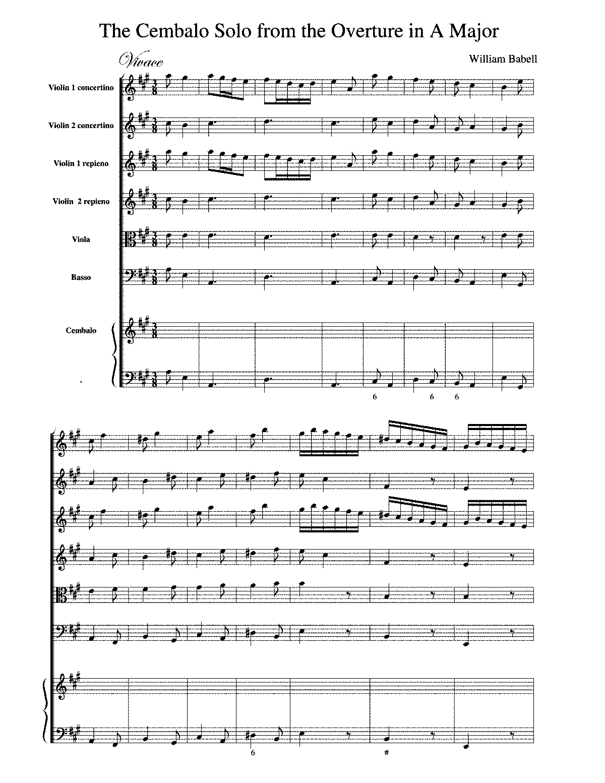 Overture in A major (Babell, William) - IMSLP