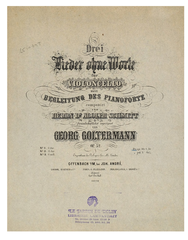 3 Romances sans paroles