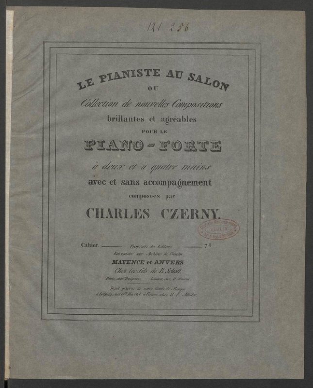 Rondoletto facile sur des motifs de l'Opéra La Part Du Diable