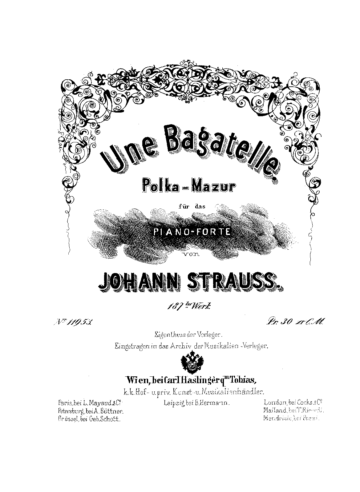 Une Bagatelle Polka-Mazur