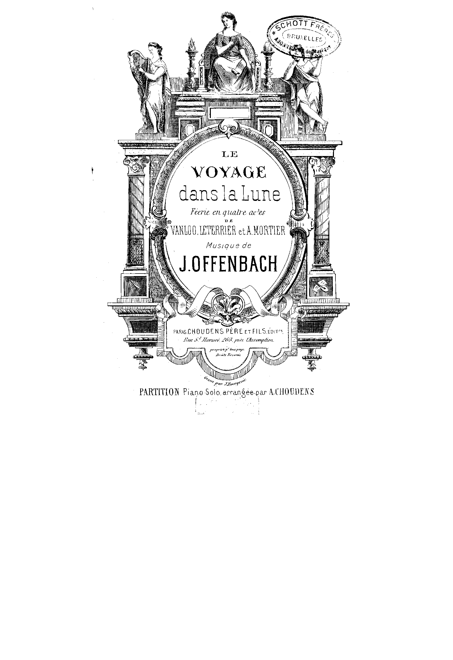 Jacques Offenbach Le Voyage Dans La Lune Le voyage dans la lune (Offenbach, Jacques) - IMSLP: Free Sheet Music