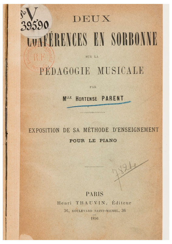 Deux conférences en Sorbonne sur la pédagogie musicale