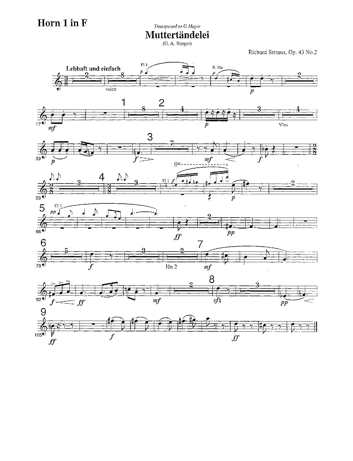 File:PMLP93953-Strauss Muttertändelei (G major), Op.43 No.2 - Horn 1-2 (F).pdf