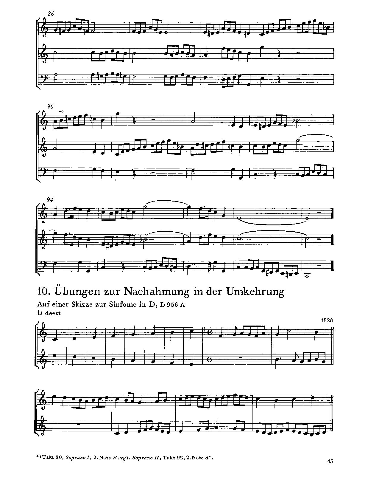 Imitation Exercises in Invertible Counterpoint