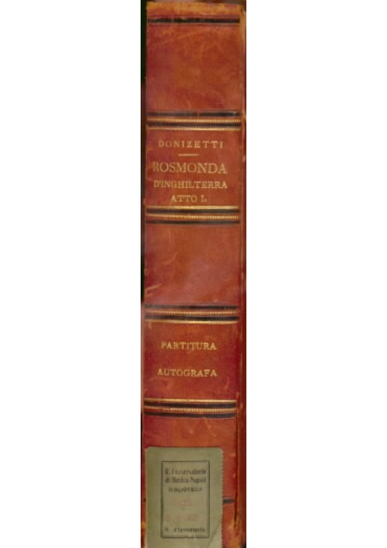 Rosmonda d'Inghilterra (Donizetti, Gaetano) IMSLP