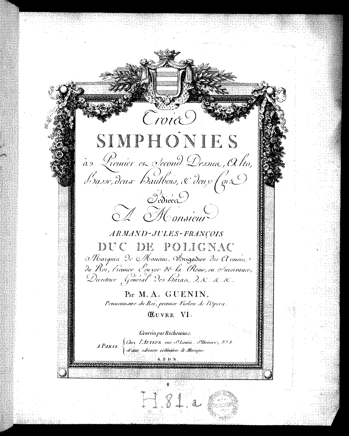 3 Symphonies, Op.6 (Guénin, Marie Alexandre) - IMSLP