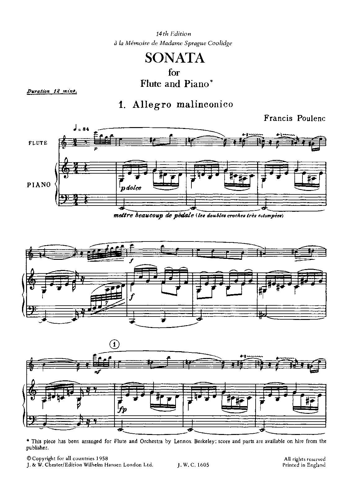 Flute Sonata