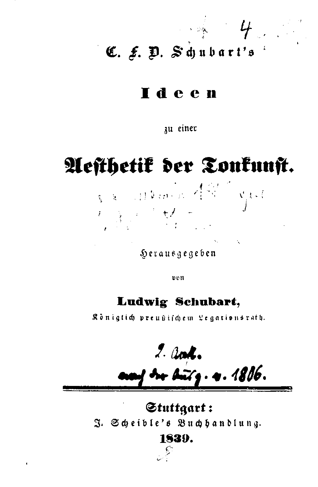 Ideen zu einer Ästhetik der Tonkunst (Schubart, Christian Friedrich Daniel) IMSLP
