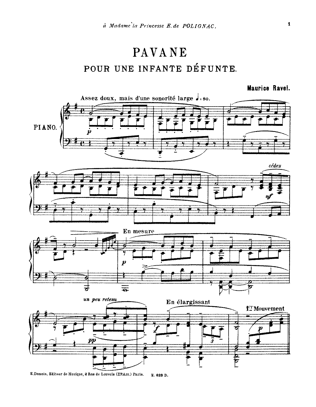 Sinfonía Penetración gatito File:PMLP03577-Maurice Ravel - Pavane pour une infante défunte.pdf - IMSLP:  Free Sheet Music PDF Download