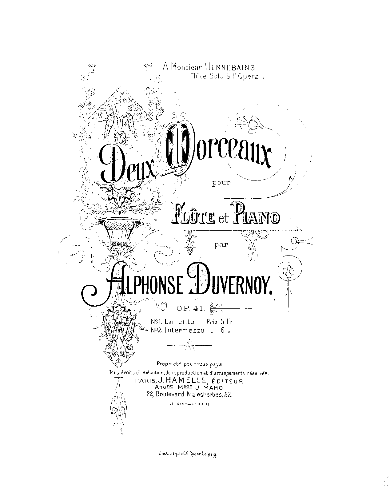 2 Morceaux for Flute and Piano